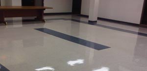 VCT Strip and Wax floor cleaning