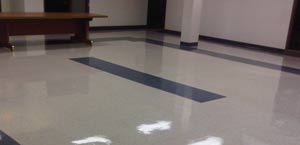 VCT Strip and Wax floor cleaning